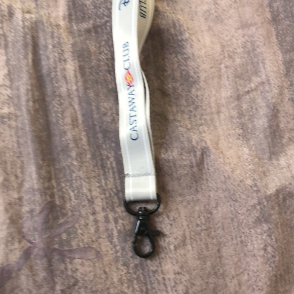 Disney cruise line Castaway Club lanyard. Grey. Used. Great for pin display. - Picture 3 of 7